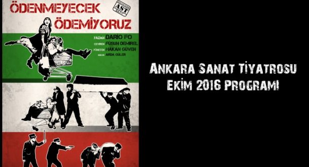 Ankara Sanat Tiyatrosu Ekim Programı